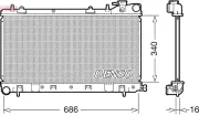 Kühler, Motorkühlung DENSO DRM36017