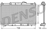 Kühler, Motorkühlung DENSO DRM40011