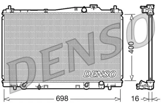 Kühler, Motorkühlung DENSO DRM40017 Bild Kühler, Motorkühlung DENSO DRM40017