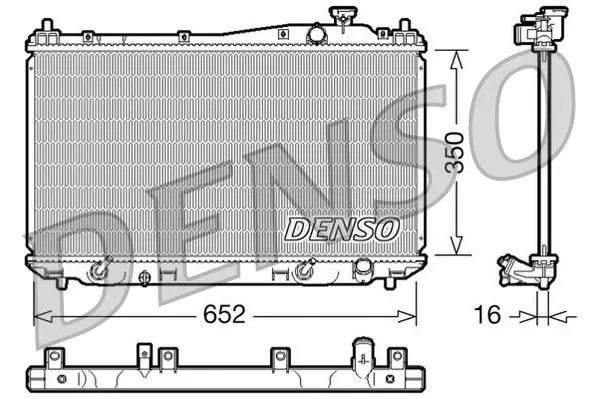 Kühler, Motorkühlung DENSO DRM40019