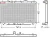 Kühler, Motorkühlung DENSO DRM40054