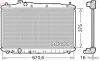 Kühler, Motorkühlung DENSO DRM40105