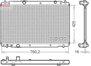 Kühler, Motorkühlung DENSO DRM40107