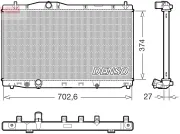 Kühler, Motorkühlung DENSO DRM40108