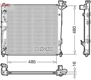 Kühler, Motorkühlung DENSO DRM41007