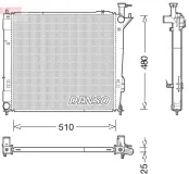 Kühler, Motorkühlung DENSO DRM41015