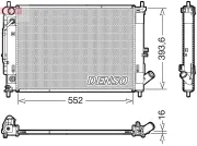 Kühler, Motorkühlung DENSO DRM41016