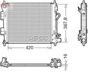 Kühler, Motorkühlung DENSO DRM41018