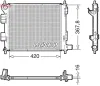 Kühler, Motorkühlung DENSO DRM41022