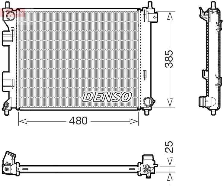 Kühler, Motorkühlung DENSO DRM41034