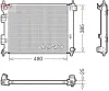 Kühler, Motorkühlung DENSO DRM41034