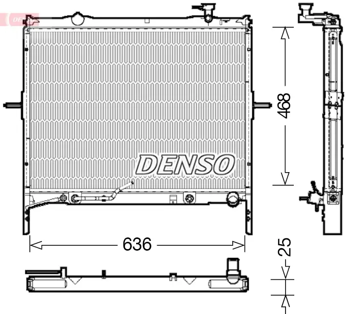 Kühler, Motorkühlung DENSO DRM43002