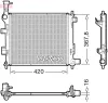 Kühler, Motorkühlung DENSO DRM43005