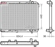 Kühler, Motorkühlung DENSO DRM43008