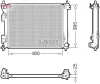 Kühler, Motorkühlung DENSO DRM43010