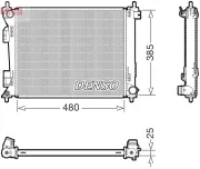 Kühler, Motorkühlung DENSO DRM43010