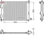 Kühler, Motorkühlung DENSO DRM43013