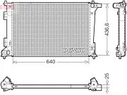 Kühler, Motorkühlung DENSO DRM43021