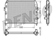 Kühler, Motorkühlung DENSO DRM44008