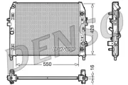 Kühler, Motorkühlung DENSO DRM44009