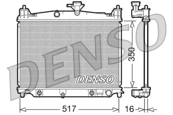 Kühler, Motorkühlung DENSO DRM44019 Bild Kühler, Motorkühlung DENSO DRM44019