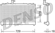 Kühler, Motorkühlung DENSO DRM44026