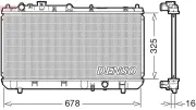 Kühler, Motorkühlung DENSO DRM44032