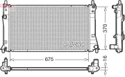 Kühler, Motorkühlung DENSO DRM44035