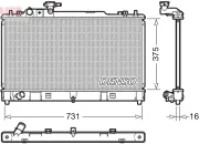 Kühler, Motorkühlung DENSO DRM44036