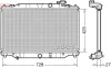 Kühler, Motorkühlung DENSO DRM44040