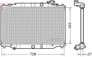 Kühler, Motorkühlung DENSO DRM44040