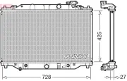 Kühler, Motorkühlung DENSO DRM44041