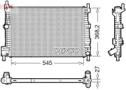 Kühler, Motorkühlung DENSO DRM44045