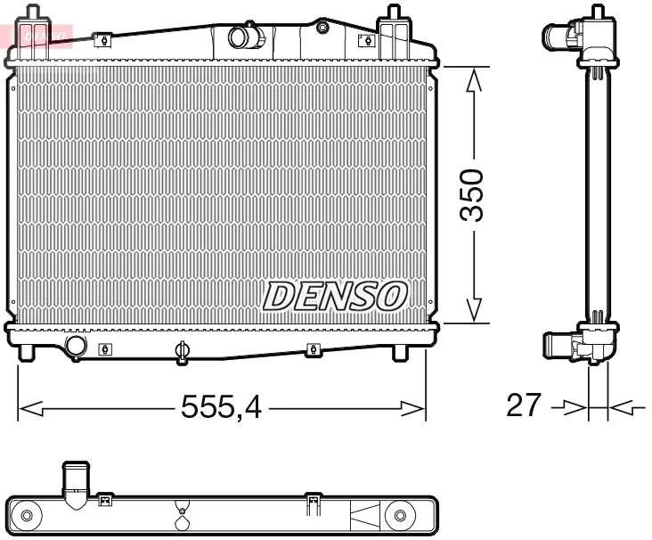 Kühler, Motorkühlung DENSO DRM44046