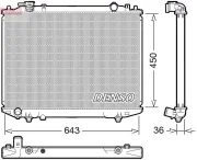 Kühler, Motorkühlung DENSO DRM44047