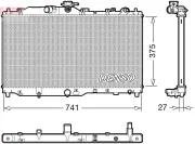 Kühler, Motorkühlung DENSO DRM44050