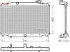 Kühler, Motorkühlung DENSO DRM44053