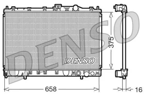 Kühler, Motorkühlung DENSO DRM45002