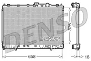 Kühler, Motorkühlung DENSO DRM45002