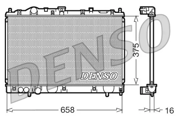 Kühler, Motorkühlung DENSO DRM45004