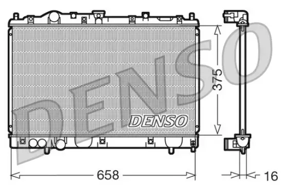 Kühler, Motorkühlung DENSO DRM45004 Bild Kühler, Motorkühlung DENSO DRM45004