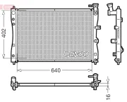 Kühler, Motorkühlung DENSO DRM45005