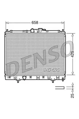 Kühler, Motorkühlung DENSO DRM45006
