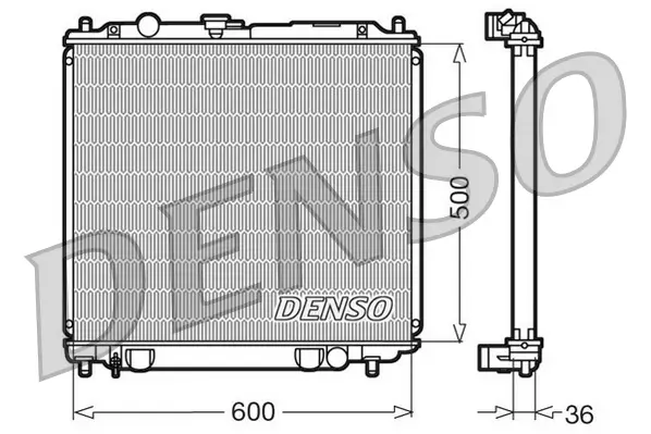 Kühler, Motorkühlung DENSO DRM45014