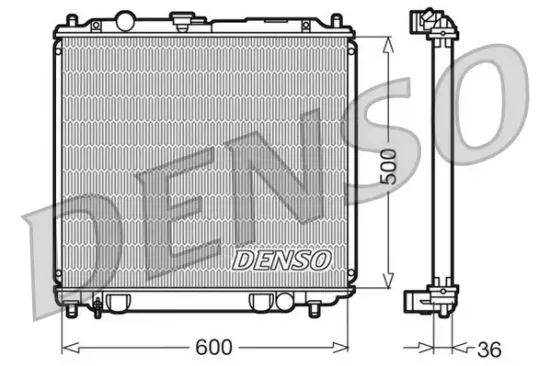 Kühler, Motorkühlung DENSO DRM45014 Bild Kühler, Motorkühlung DENSO DRM45014