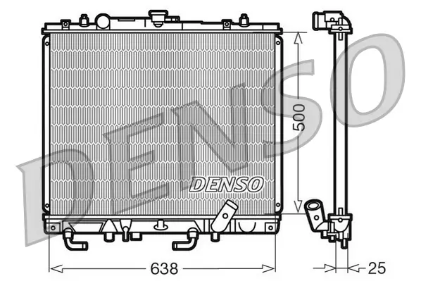 Kühler, Motorkühlung DENSO DRM45016