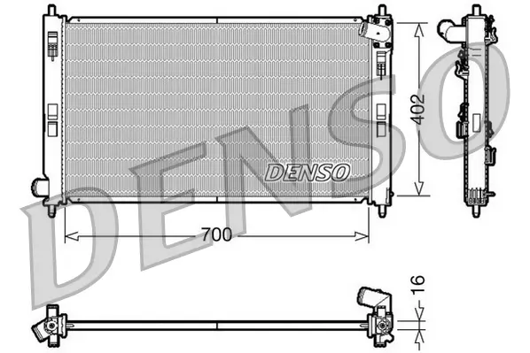 Kühler, Motorkühlung DENSO DRM45023