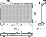 Kühler, Motorkühlung DENSO DRM45058