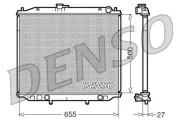 Kühler, Motorkühlung DENSO DRM46020