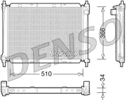 Kühler, Motorkühlung DENSO DRM46037